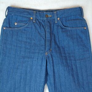 VTG Big Smith Quilted & Lined Denim Blue Jeans Mens 32x31 Authentic Western Wear